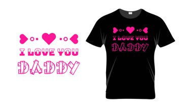 Baba Tipografisi, Babalar Günü için Tişört Tasarımı. Babama bir hediye. Moda Alıntı Babalar Günü Tasarım Şablonu