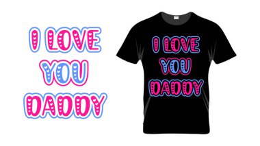 Baba Tipografisi, Babalar Günü için Tişört Tasarımı. Babama bir hediye. Moda Alıntı Babalar Günü Tasarım Şablonu