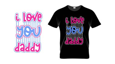 Baba Tipografisi, Babalar Günü için Tişört Tasarımı. Babama bir hediye. Moda Alıntı Babalar Günü Tasarım Şablonu