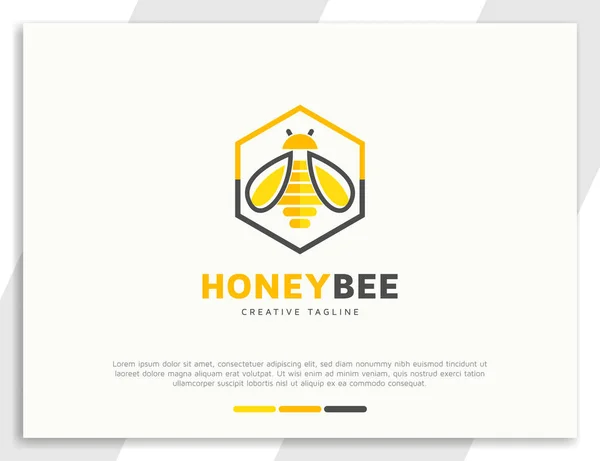 Altıgen Bal Arısı ve Kovan logosu çizimi