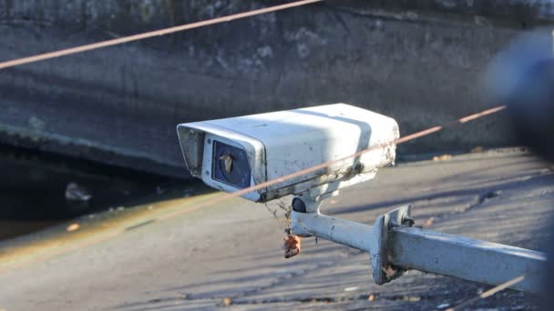 Zona Kontrol Cam Keamanan Kamera Pengawas Cctv Sistem Pemantauan Video — Stok Video