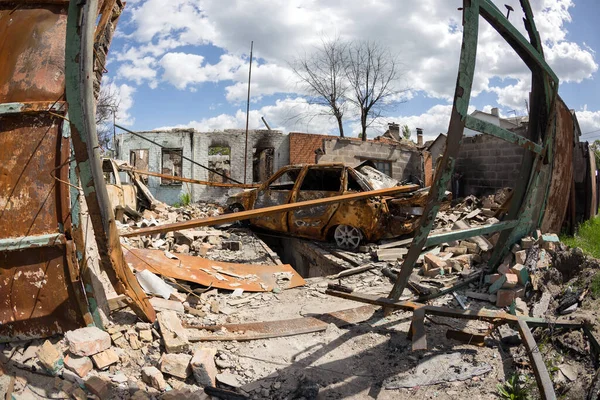 Irpin Ukraine May 2022 우크라이나 폭발된 — 스톡 사진