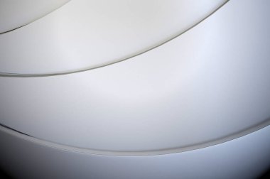 3 boyutlu illüstrasyon. Soyut eğri metal uzay tasarımı modern lüks fütüristik arka plan. Kavram teknolojisi, endüstriyel, yenilik teknolojisi