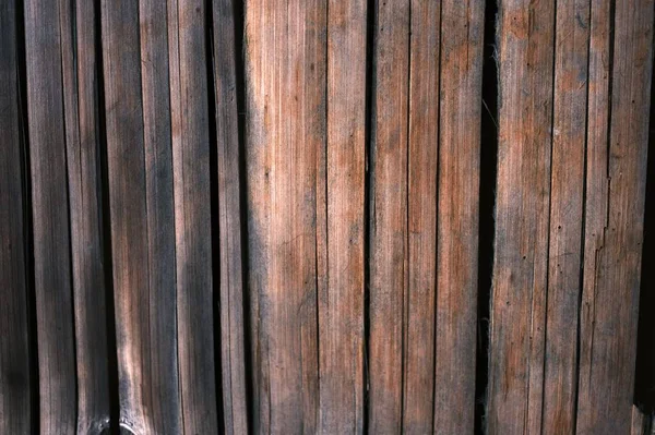 Старый Бамбук Текстура Дерева Натуральные Узоры Коричневый — стоковое фото