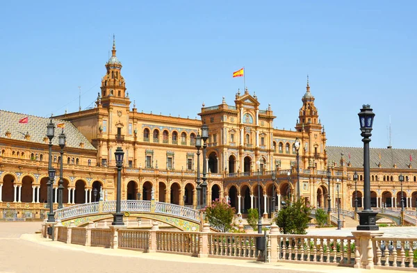 Architectuur Van Spanje Plein Sevilla Spanje — Stockfoto