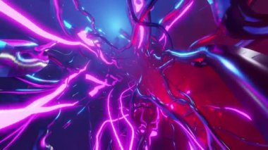 neon döngü etkisi arkaplan canlandırması