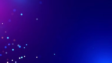 Mavi arkaplan ile beyaz parçacıklar