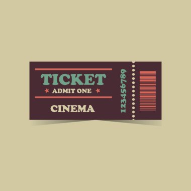 Klasik film ya da tiyatro bileti.