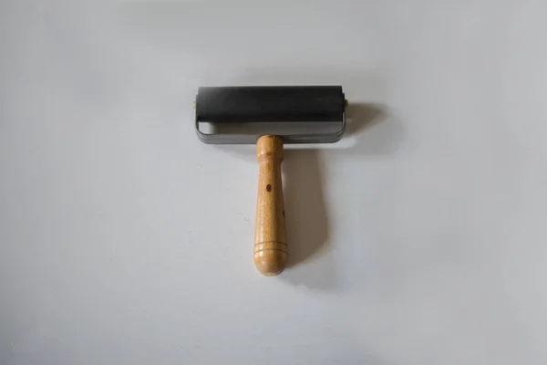 Linocut için lastik silindir