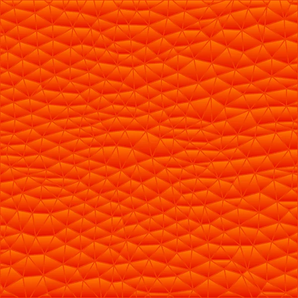 Abstract Vector Glas Lood Driehoek Mozaïek Achtergrond Rood Oranje — Stockvector