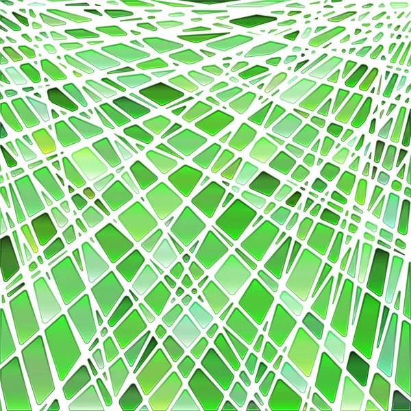 Abstrakte Vektor Glasmosaik Hintergrund Hellgrün — Stockvektor