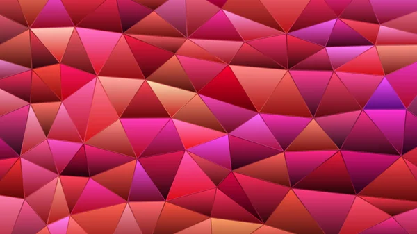 Vector Abstracto Vidrieras Triángulo Mosaico Fondo Rojo — Archivo Imágenes Vectoriales