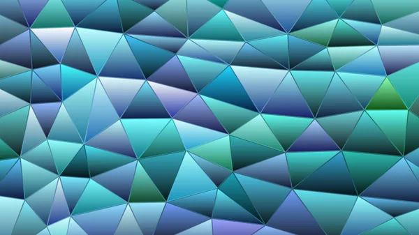 Vector Abstracto Vidrieras Triángulo Mosaico Fondo Azul Gris — Archivo Imágenes Vectoriales