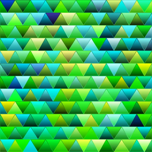 Abstrait Vecteur Vitrail Triangle Mosaïque Fond Vert Bleu Jaune — Image vectorielle