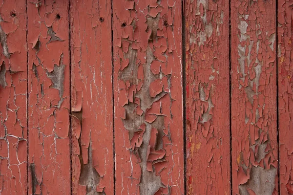 Grunge Achtergrond Gestripte Oude Planken Geschilderd Met Rode Verf — Stockfoto