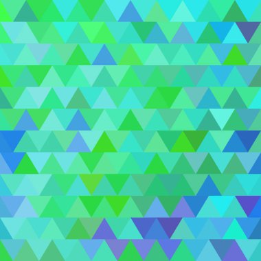 soyut vektör geometrik arkaplan - yeşil ve mavi