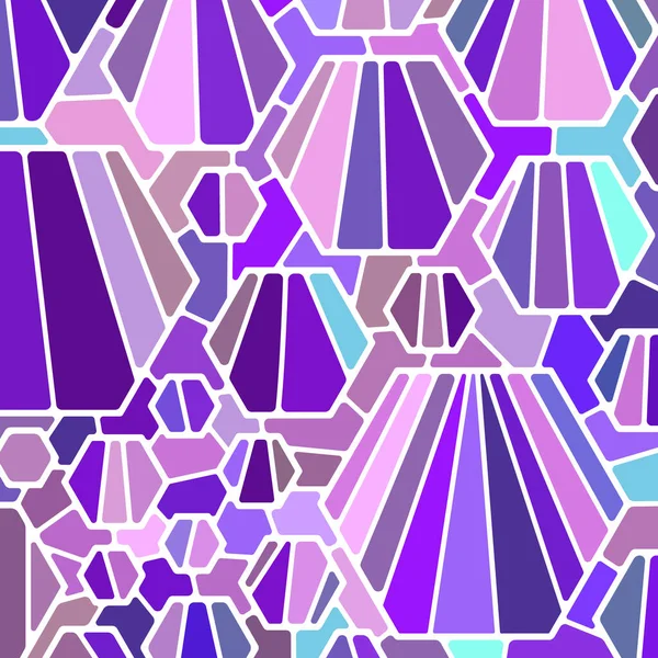 Abstrait Vecteur Teinté Fond Mosaïque Verre Violet Violet — Image vectorielle