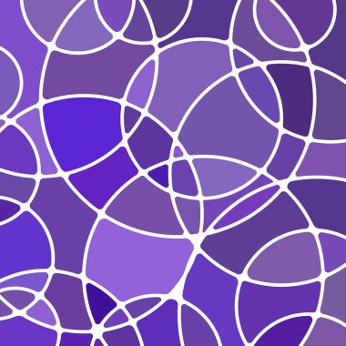 soyut vektör boyalı cam mozaik arkaplan - mor ve mor daireler