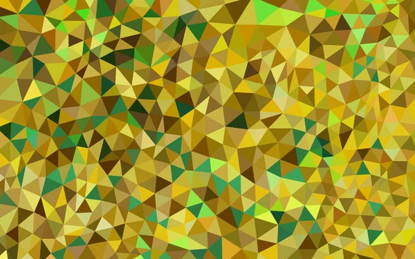 Abstrakter Vektor Geometrisches Dreieck Hintergrund Gelb Und Grün — Stockvektor