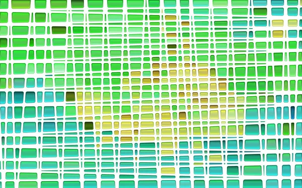 Vector Abstracto Manchado Fondo Mosaico Vidrio Verde Azul Amarillo — Archivo Imágenes Vectoriales