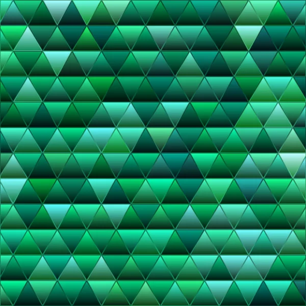 Abstrato Vetor Manchado Vidro Triângulo Mosaico Fundo Azul Verde —  Vetores de Stock
