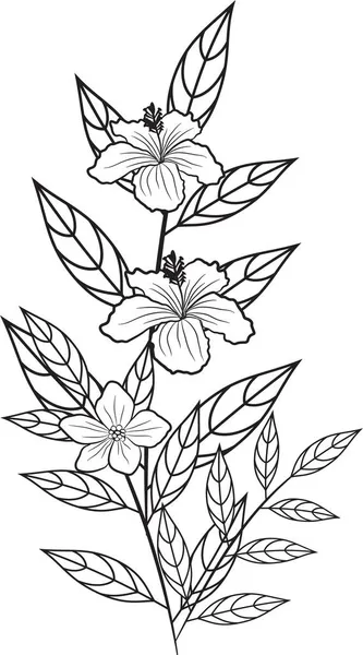 Hand Getrokken Doodle Floral Date Cards Lineart Boheemse Onecolor Rustieke — Stockfoto
