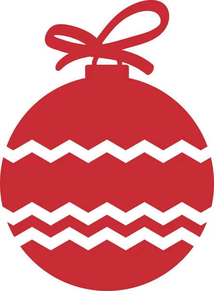 Рождественский Орнамент Плоский Вектор Монохромный — стоковое фото
