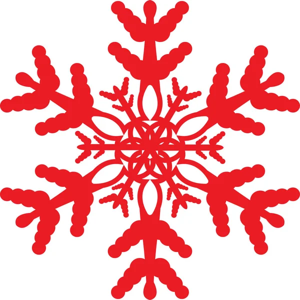 Natale Fiocco Neve Cristallo — Foto Stock