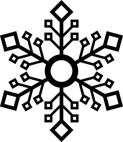Boże Narodzenie Płatki Śniegu Kryształ Śniegu — Zdjęcie stockowe