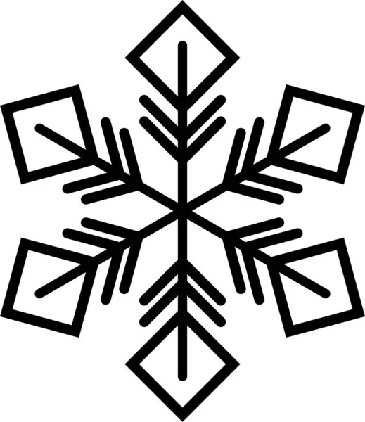 Navidad Copo Nieve Cristal Nieve — Foto de Stock