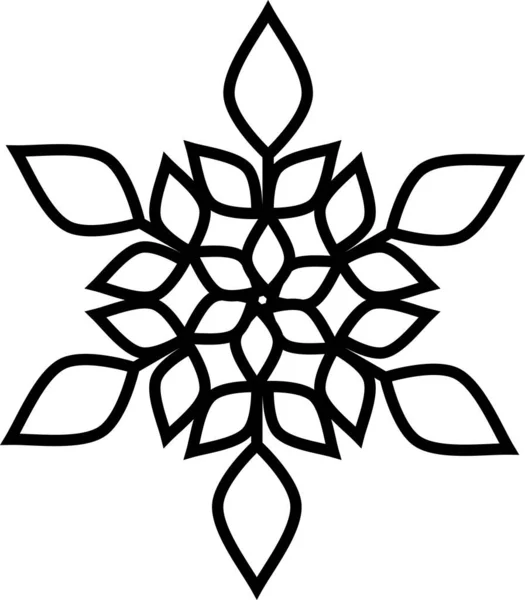 Christmas Snowflake Snow Crystal — Stock Photo, Image