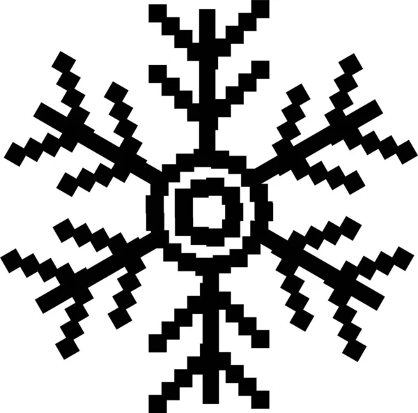 Kerst Sneeuwvlok Sneeuwkristal — Stockfoto