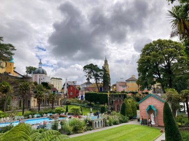 Portmeirion Village Galler, İngiltere 'de bir İtalyan stili..
