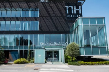 Bergamo, Italy - 04.29.2022 - Hotel NH Orio al Serio next to Milan Bergamo Airport. NH Hotels Group.