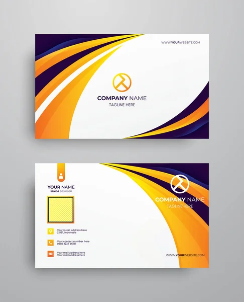 Creative Modern Name Card Business Card — Archivo Imágenes Vectoriales
