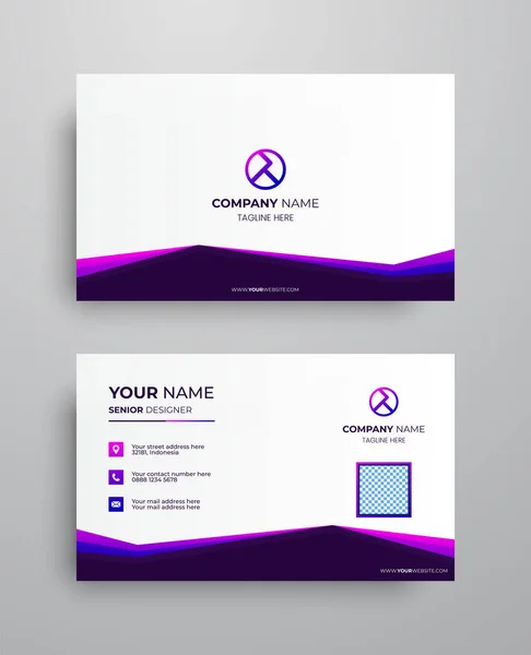 Creative Modern Name Card Business Card — Image vectorielle