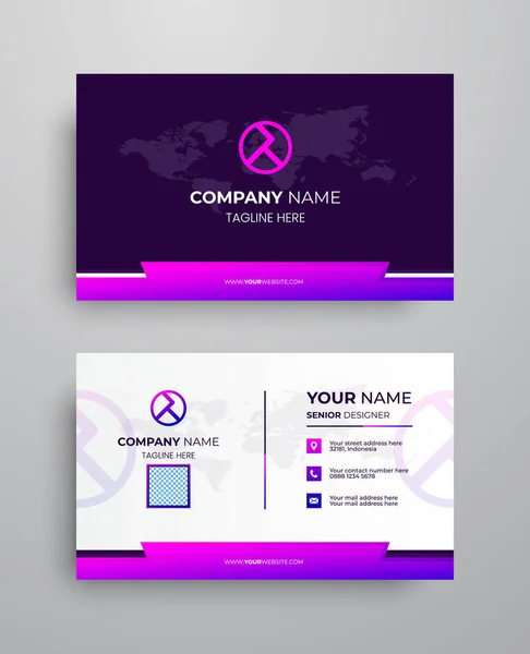 Creative Modern Name Card Business Card — Stockvector
