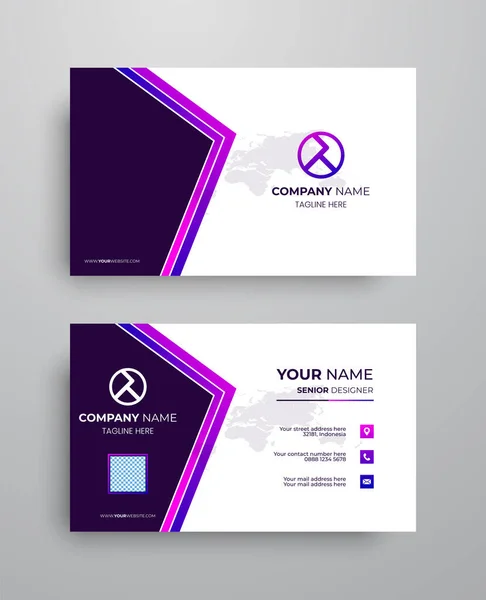 Creative Modern Name Card Business Card — Image vectorielle