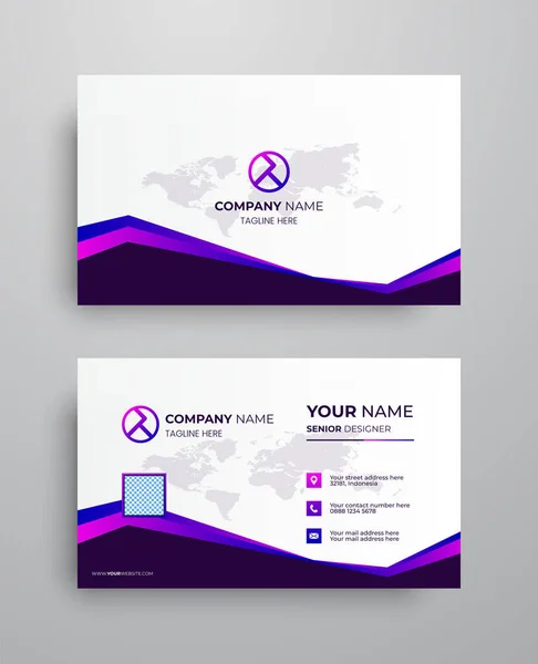 Creative Modern Name Card Business Card — Image vectorielle