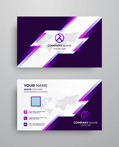 Creative Modern Name Card Business Card — Image vectorielle