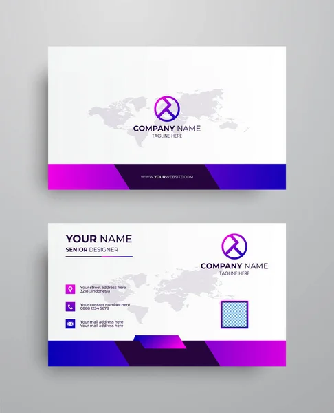 Creative Modern Name Card Business Card — Stockvektor