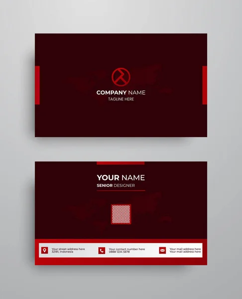 Creative Modern Name Card Business Card — стоковый вектор