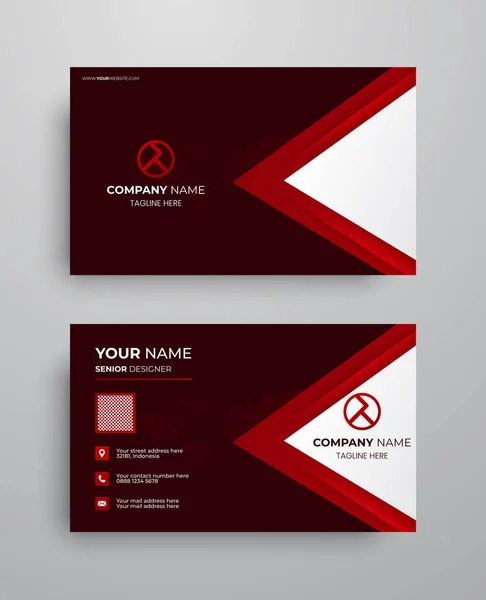 Creative Modern Name Card Business Card — Vector de stock