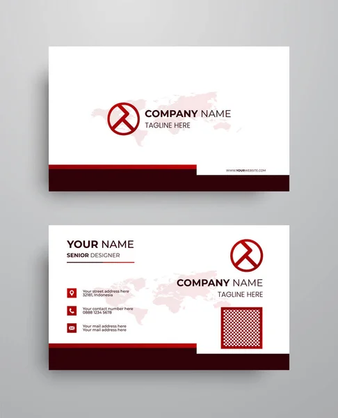 Creative Modern Name Card Business Card — Image vectorielle