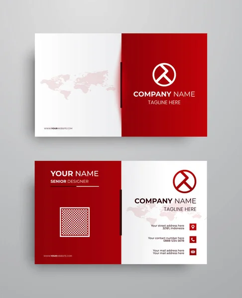 Creative Modern Name Card Business Card — стоковый вектор