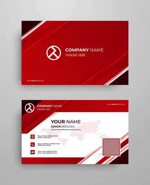 Creative Modern Name Card Business Card — Archivo Imágenes Vectoriales