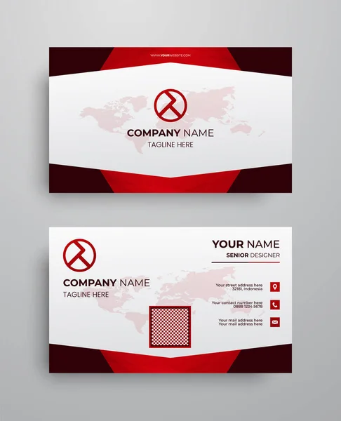 Creative Modern Name Card Business Card — Archivo Imágenes Vectoriales