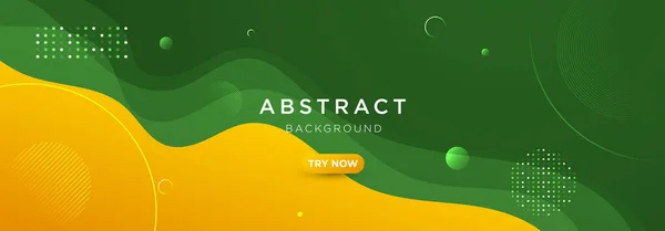 Абстрактний Зелений Жовтий Фон Може Бути Використаний Компонування Обкладинки Плаката — стоковий вектор