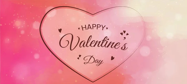 Valentinstag Hintergrund Vektorillustration — Stockvektor