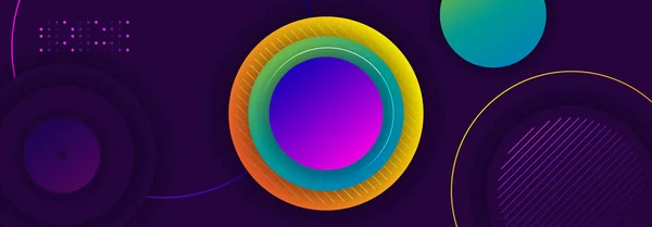 Abstract Background Circles Dots Modern Design Template — Stockvektor
